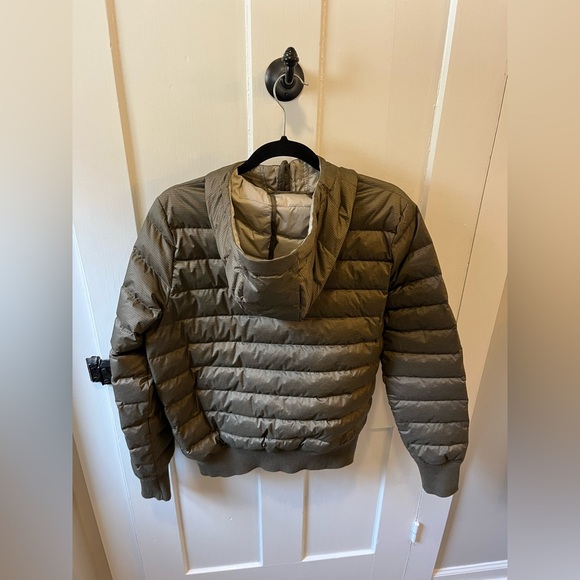 Prana Pyx Down Filled Pullover Hoodie Puffer Jacket Size Medium - Picture 7 of 10